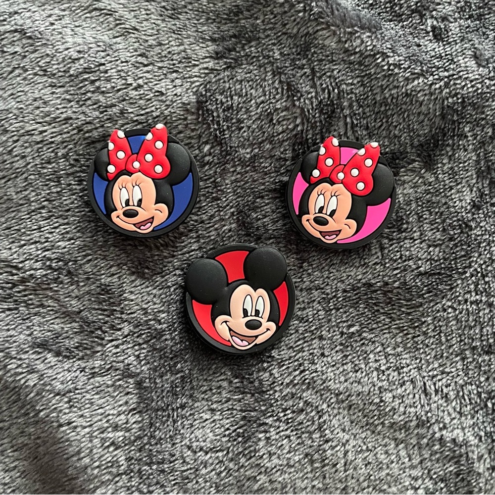 Disney Mickey and Minnie Shoe Charms